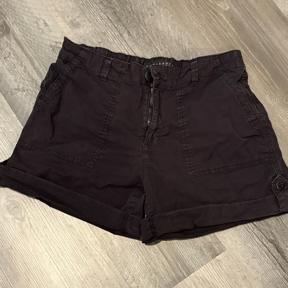 Sanctuary Black Cargo Shorts